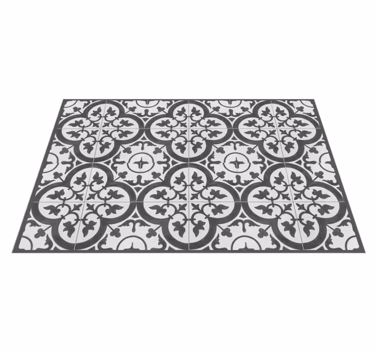 Süs çimento kiremit ev placemats - TenStickers