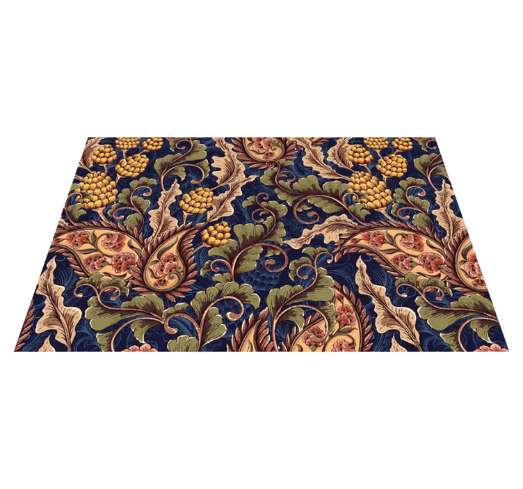 Gerçekçi desenli illüstrasyon trendy placemats - TenStickers