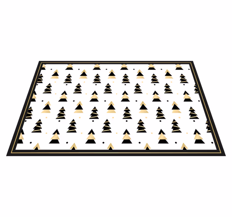 Noel zarif ağaç desen placemats - TenStickers
