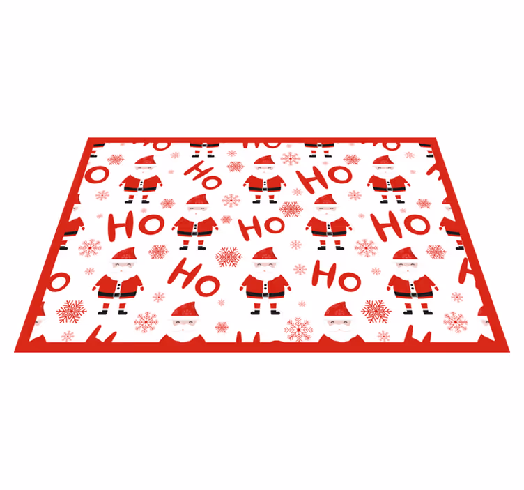 Noel baba ve hohoho yılbaşı servis altlıkları - TenStickers