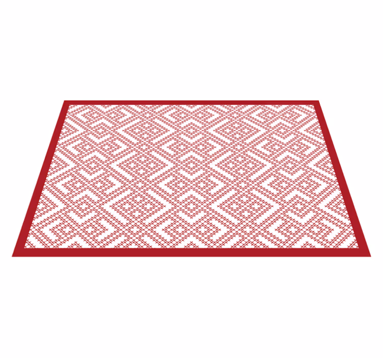 Doku efekti amerikan servis - geometrik desenli doku - TenStickers