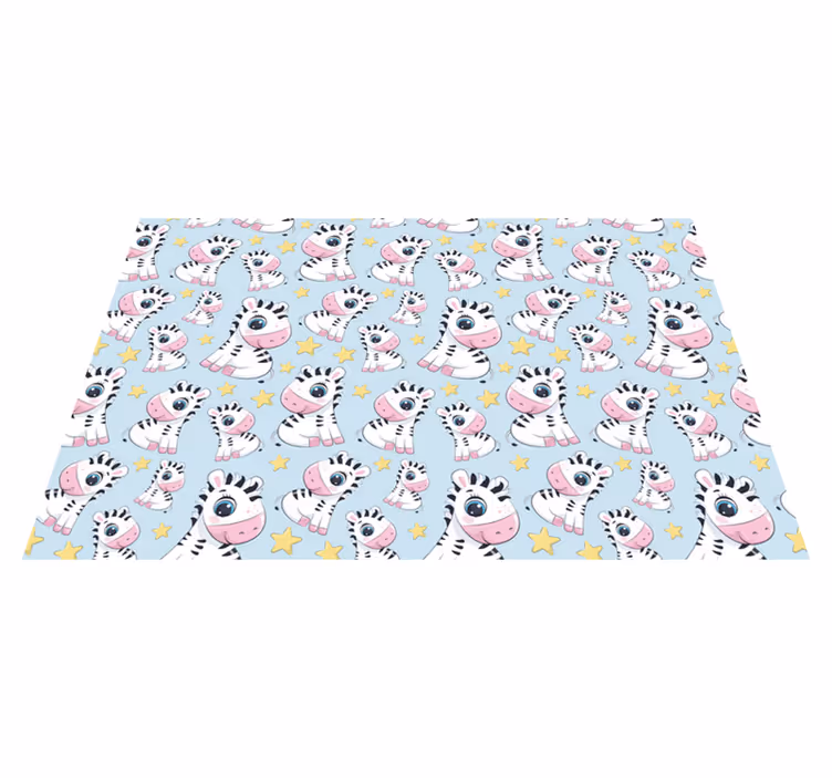 Çocuk amerikan servis zebra motifi - TenStickers