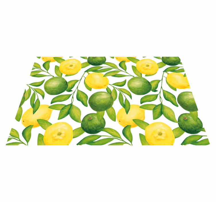 Limon ve misket limonu turunçgil servis altlıkları - TenStickers