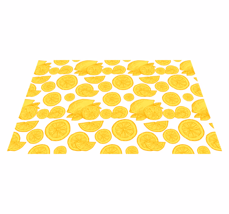 Doku efekti amerikan servis limon dilimi deseni - TenStickers