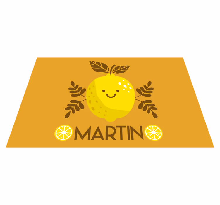 Çocuk amerikan servis - mutlu limon İllüstrasyonu - TenStickers