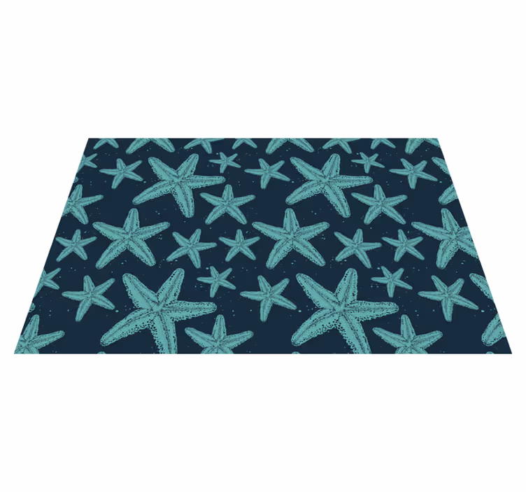 Denizyıldızı bluetones sea life placemats - TenStickers