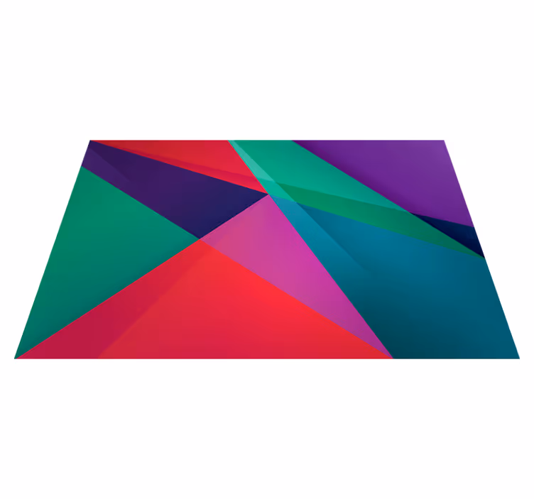 Modern amerikan servis - geometrik renkli tasarım - TenStickers