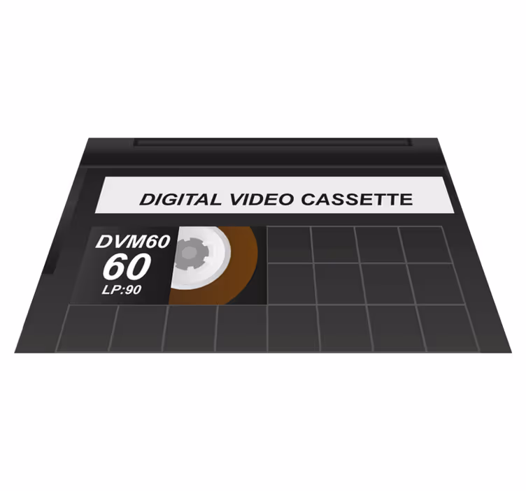 Retro video kaset yer altlıkları - TenStickers