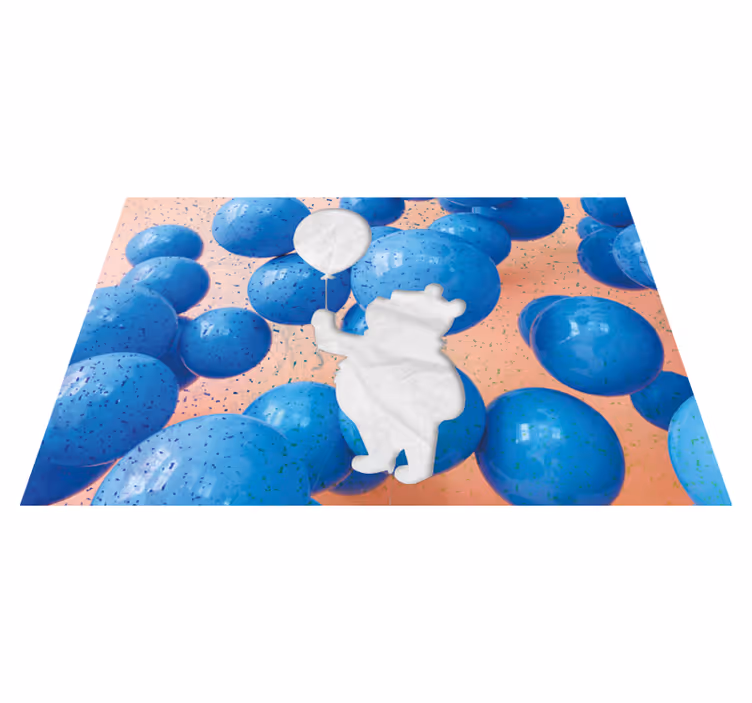 Winnie the pooh doğum günü çocukları placemats - TenStickers
