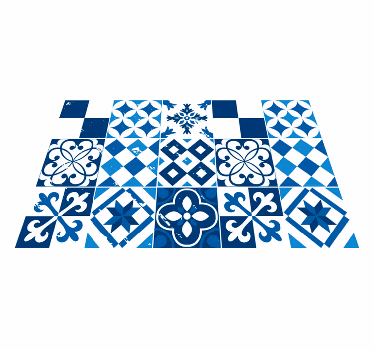 Doku efekti amerikan servis geometrik desen karolar - TenStickers