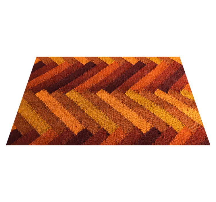 Doku efekti amerikan servis - canlı geometrik motif - TenStickers