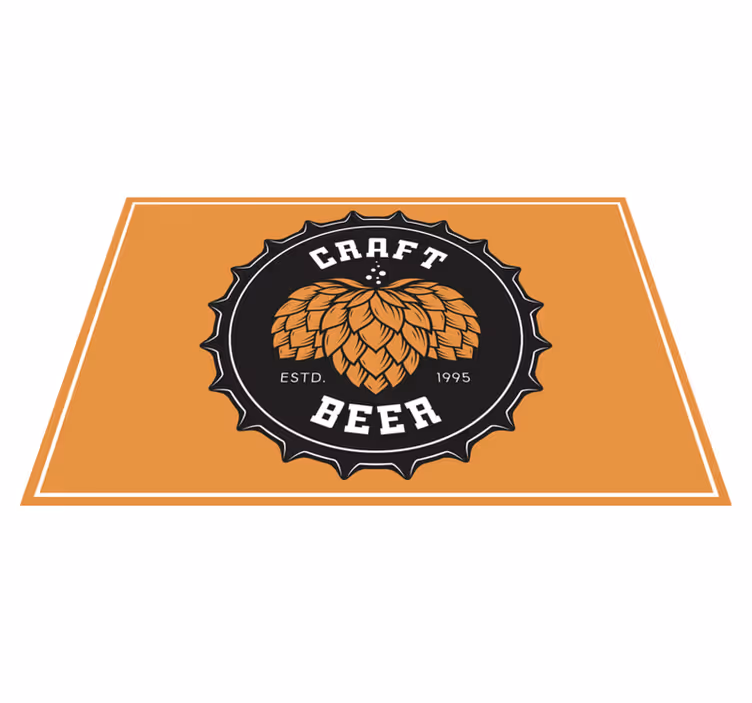 Orijinal amerikan servis - craft bira logosu - TenStickers