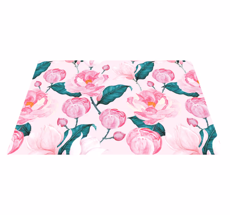 Ecre güller zarif placemats - TenStickers