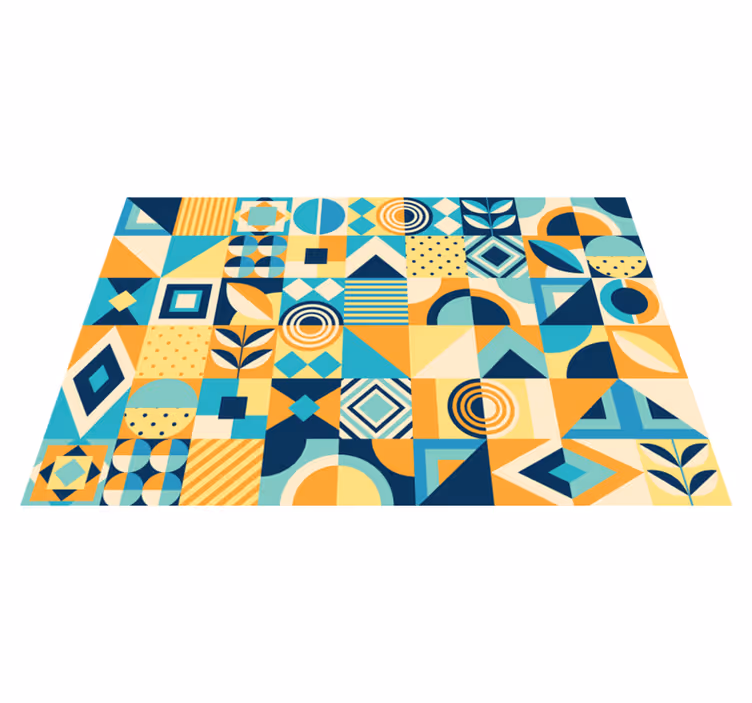 Modern amerikan servis - geometrik desen oyunları - TenStickers