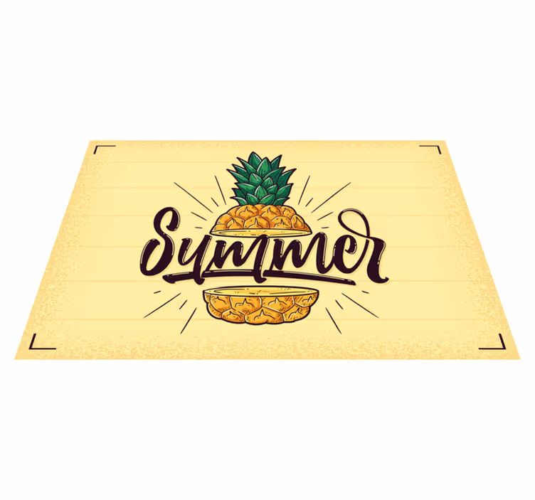 Tropikal pinappeaples orijinal servis altlıkları - TenStickers