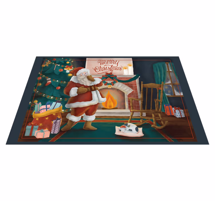 Noel amerikan servis - noel baba toplantısı - TenStickers