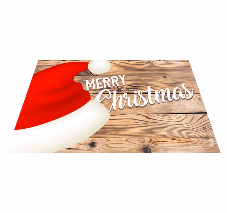 Noel amerikan servis - Şenlikli noel baba Şapkası - TenStickers