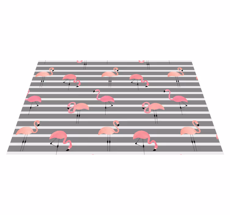 Orijinal amerikan servis flamingo desenli tabak altlığı - TenStickers