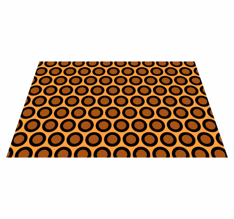 Leopar desenli dokulu placemats - TenStickers
