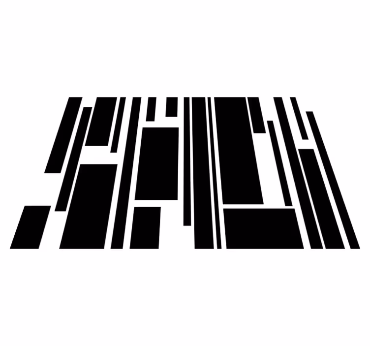 Modern amerikan servis - geometrik masa düzeni - TenStickers