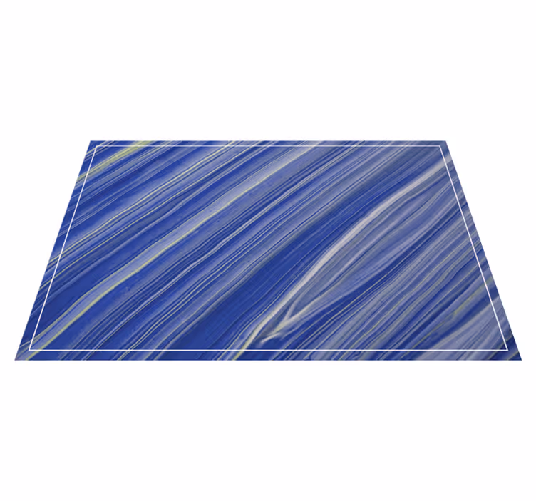 Lacivert mermer zarif placemats - TenStickers