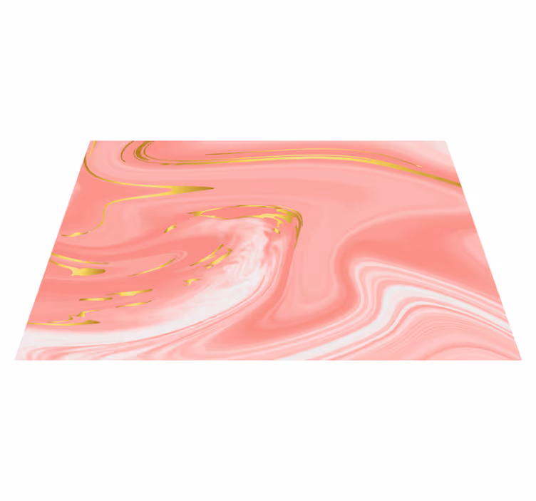 Pembe tonları mermer vinil placemats - TenStickers