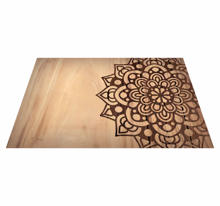Ahşap yan desen dokulu placemats - TenStickers