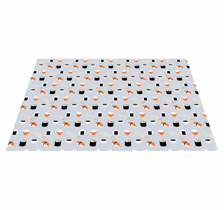 Orijinal amerikan servis sushi deseni sanatı - TenStickers
