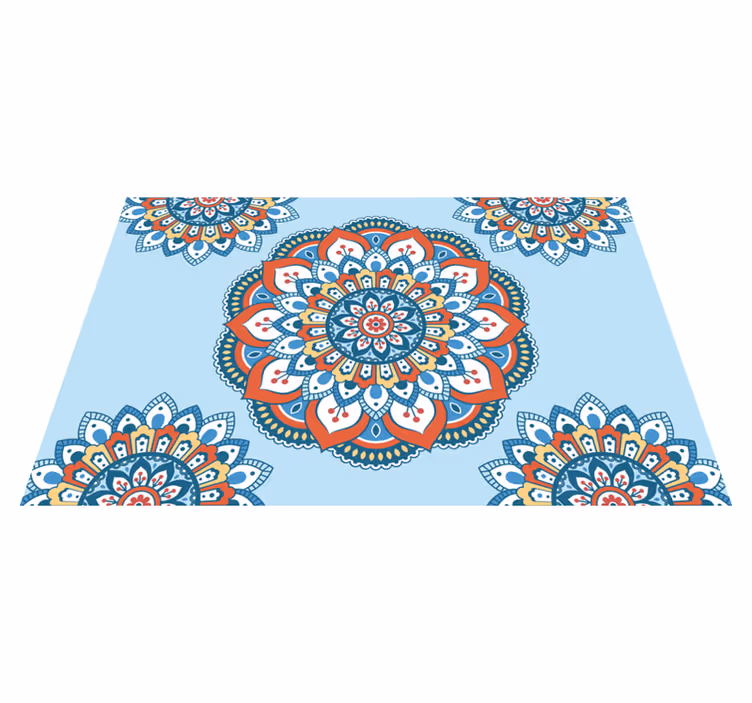 Orijinal amerikan servis - canlı mandala motifi - TenStickers