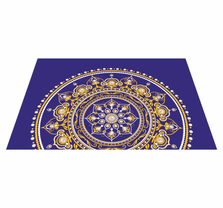 Orijinal amerikan servis - ayrıntılı altın mandala - TenStickers