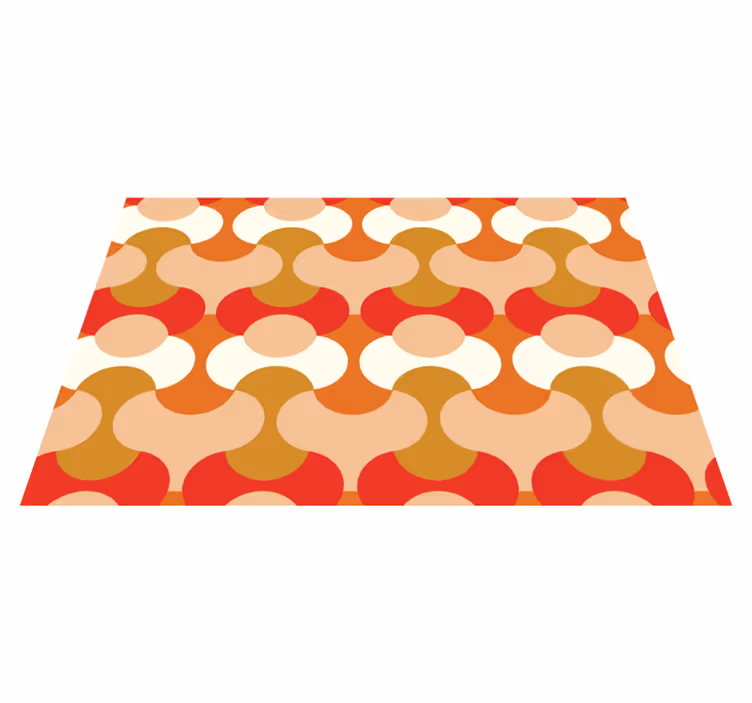 Modern amerikan servis - canlı geometrik motifler - TenStickers