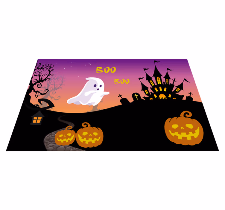 Boo cadılar bayramı gecesi cadılar bayramı servis altlıkları - TenStickers