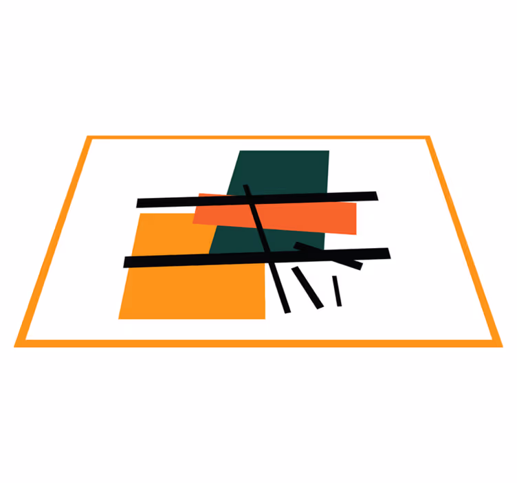 Modern amerikan servis - soyut geometrik bloklar - TenStickers
