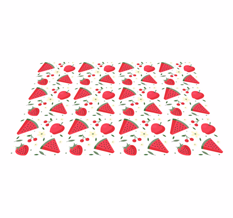 Farklı serin meyve deseni modern servis altlıkları - TenStickers