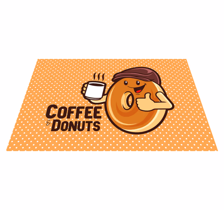 Çocuk amerikan servis - mutlu hamur tatlısı karakter - TenStickers