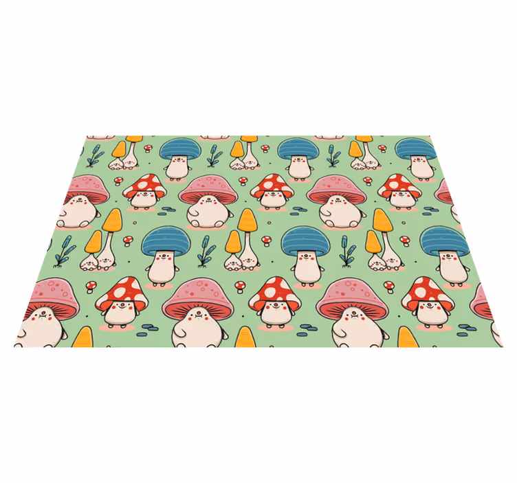Kırmızı mantar orijinal placemats - TenStickers