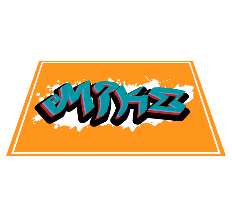 Vahşi stil kral grafiti kişiselleştirilmiş placemats - TenStickers