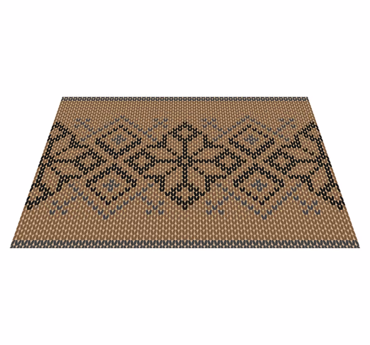 Doku efekti amerikan servis - geometrik desen ile kontrast - TenStickers