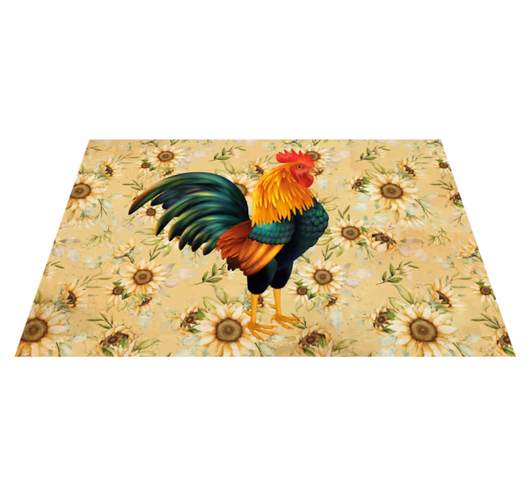 Kavurma ve ayçiçekleri orijinal placemats - TenStickers