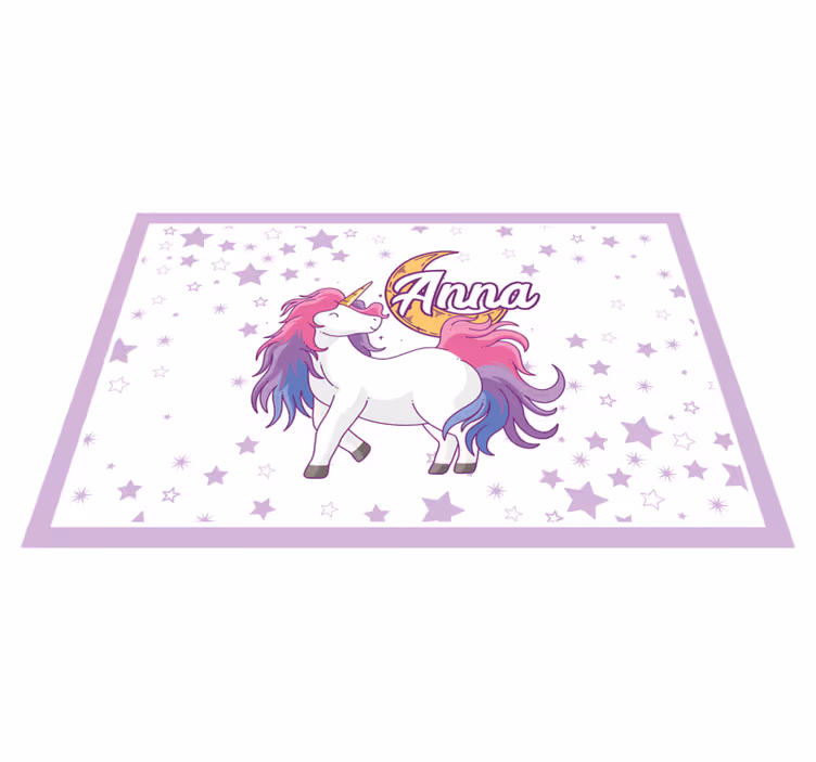 Çocuk amerikan servis - yıldızlı tekboynuz - TenStickers