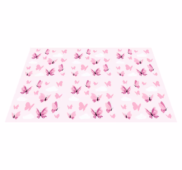 Minimalist kelebekler çocuk placemats - TenStickers