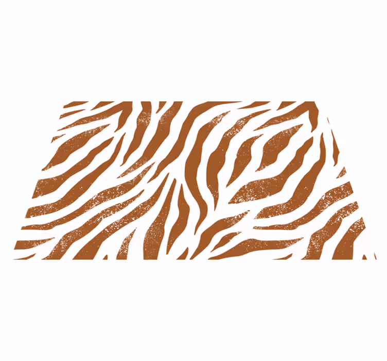 Doku efekti amerikan servis zebra desenli masa Örtüsü - TenStickers