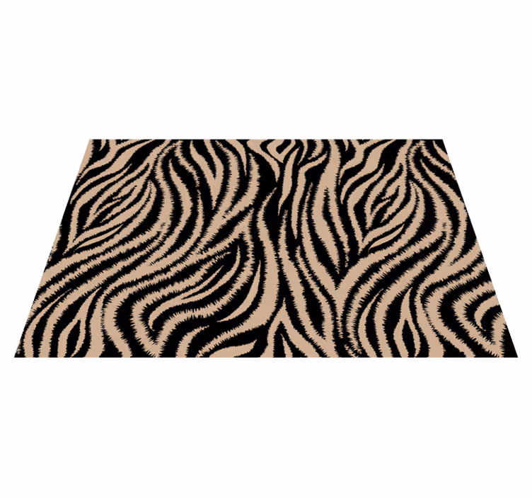 Doku efekti amerikan servis zebra desenli yüzey - TenStickers