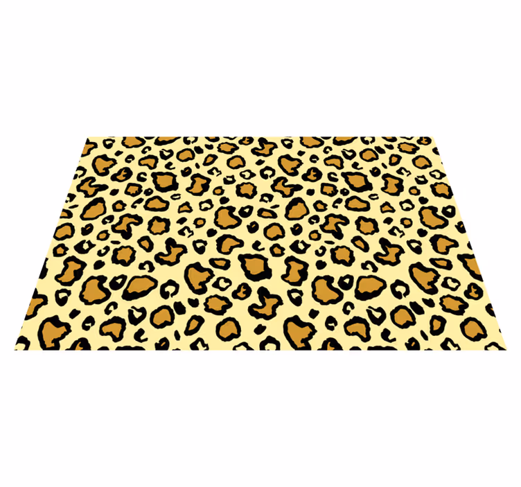 Leopar desenli klasik orijinal placemats - TenStickers