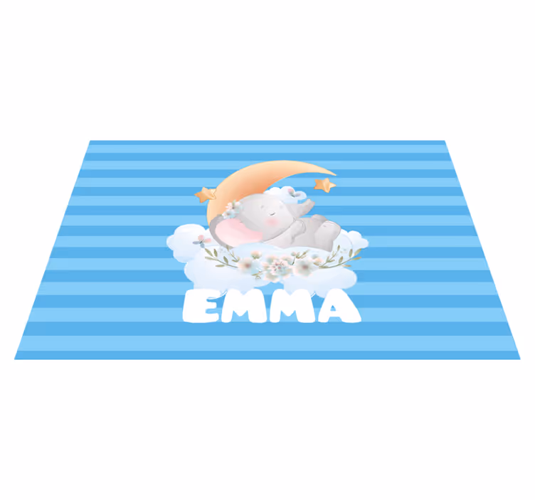 Çocuk amerikan servis sevimli fil tasarımı - TenStickers