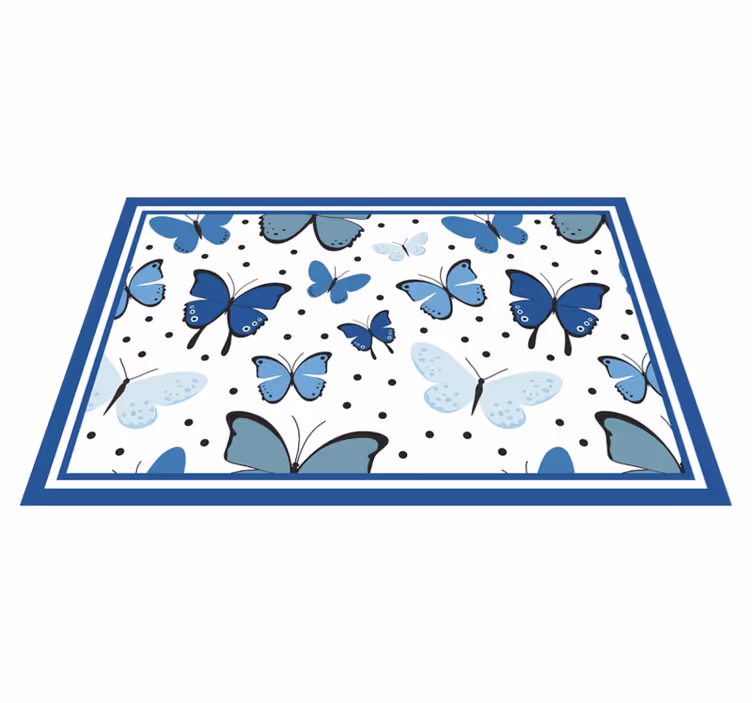 Çocuk amerikan servis kelebek desenli - TenStickers
