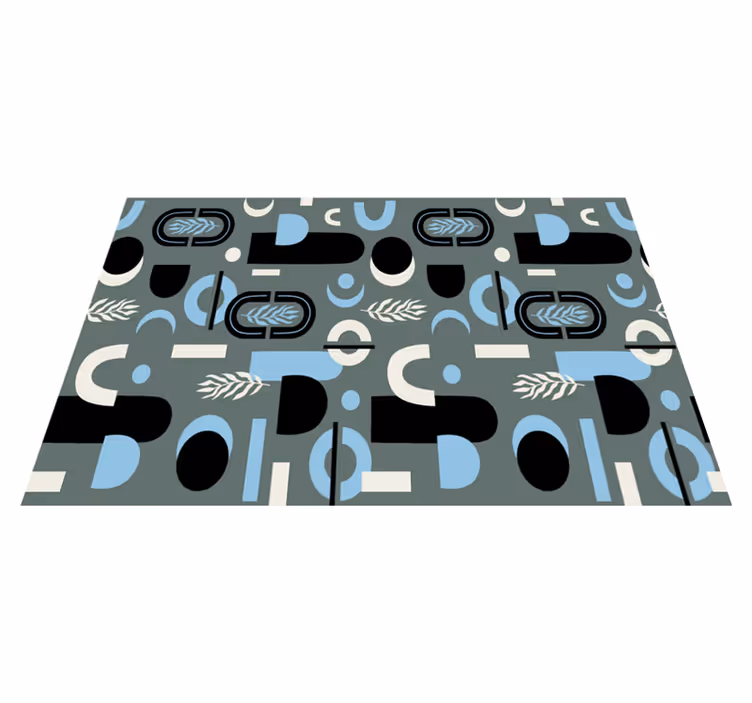 Modern amerikan servis geometrik desen tasarımı - TenStickers