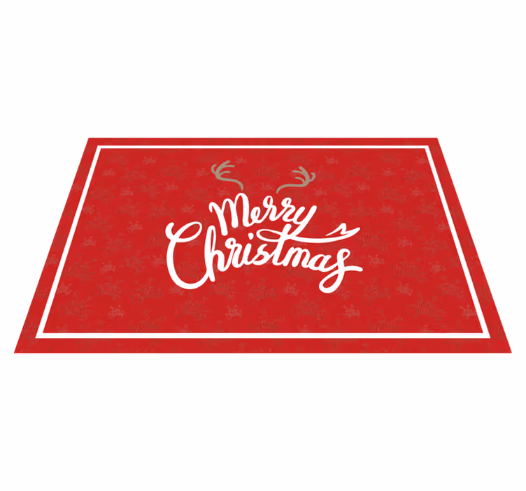 Noel amerikan servis neşeli noel tebriği - TenStickers