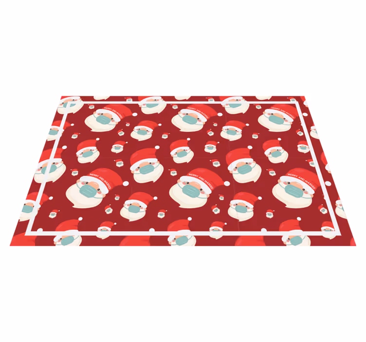 Noel amerikan servis santa claus deseni - TenStickers
