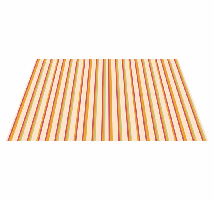 Retro pastel çizgili desen modern placemats - TenStickers